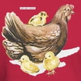 thumbnail image 3 of CafePress - Hen And Chicks Chicken Dark T Shirt - Men's Classic Graphic Cotton T-Shirt, 3 of 4