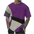 thumbnail image 2 of IROINNID T-Shirts for Big and Tall Men, Summer Essentials Lightweight Thin Basic Round Neck Printed Tops for Men, 2 of 5