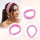 thumbnail image 3 of Diadema esponjosa y suave de Bargains Únicos en color sólido para mujeres, bandas de pelo de perlas falsas, diadema suave y esponjosa en rosa, 3 of 7
