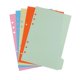 thumbnail image 2 of 5 piezas de papel Kraft Tabett planificador cuaderno divisor página de índice con 6 agujeros Multicolor, 2 of 9