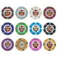 Rock & Roll 13.5g Poker Chips, 1,000 Heavy Weight Clay Composite, 50