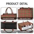 thumbnail image 1 of Large Capacity Tote Bag,Red Green Checkerboard Checkered Pattern Handbag Fashion Luxury Tote Bag,15.7"x13"x 5.1" Inches,Laptop Compatible, 1 of 2