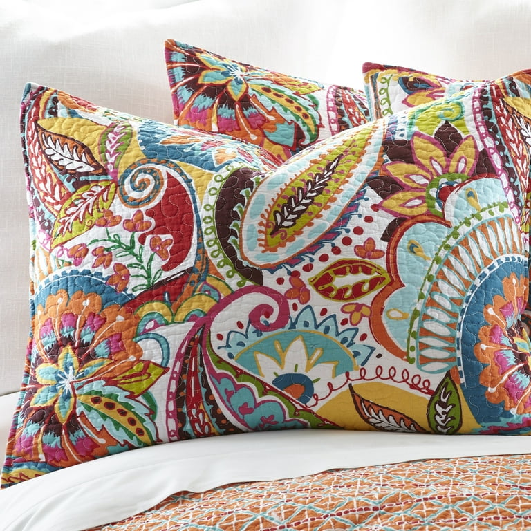 Levtex Home Rhapsody Boho Bedding - King Quilt Set, Paisley