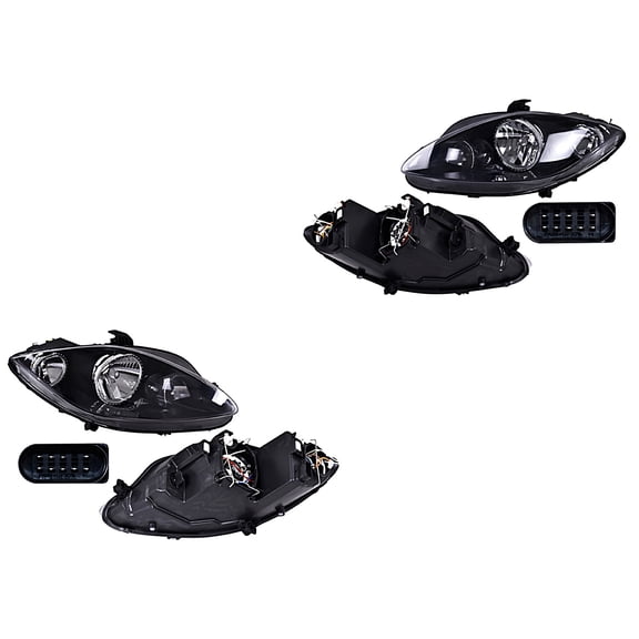 Par de Faros DEPO Leon 2010 A 2013 P/Halog Izquierdo 301220835626050 Derecho 301220834626049