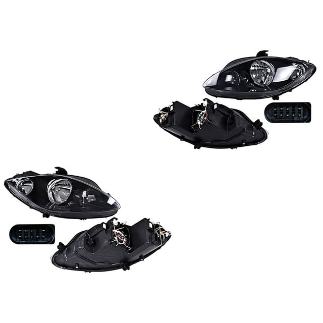 Par de Faros DEPO Leon 2010 A 2013 P/Halog Izquierdo 301220835626050 Derecho 301220834626049