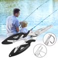 thumbnail image 4 of Ovzne Multi-Function Fishing Pliers - Stainless Steel Elbow Design With Scissors, For Pe Line Cutting, Hook Binding Changing, Lightweight 53G, Available In Black, Silver, Orange, 4 of 5