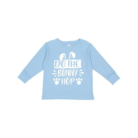 

Inktastic Easter Do the Bunny Hop with Cute Ears and Feet Boys or Girls Long Sleeve Toddler T-Shirt
