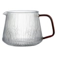 thumbnail image 2 of Hervidor de café,Olla para de vidrio transparente de grano vertical,400ml 600ml Hervidor de café de gran capacidad Café,Cafeteras con asa Restaurante Hogar,Práctico suministro de, 2 of 8