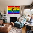 thumbnail image 4 of Cayyon Sunflower LGBT Pride Flag 3x5Feet Banner with 2 Brass Grommets, 4 of 4