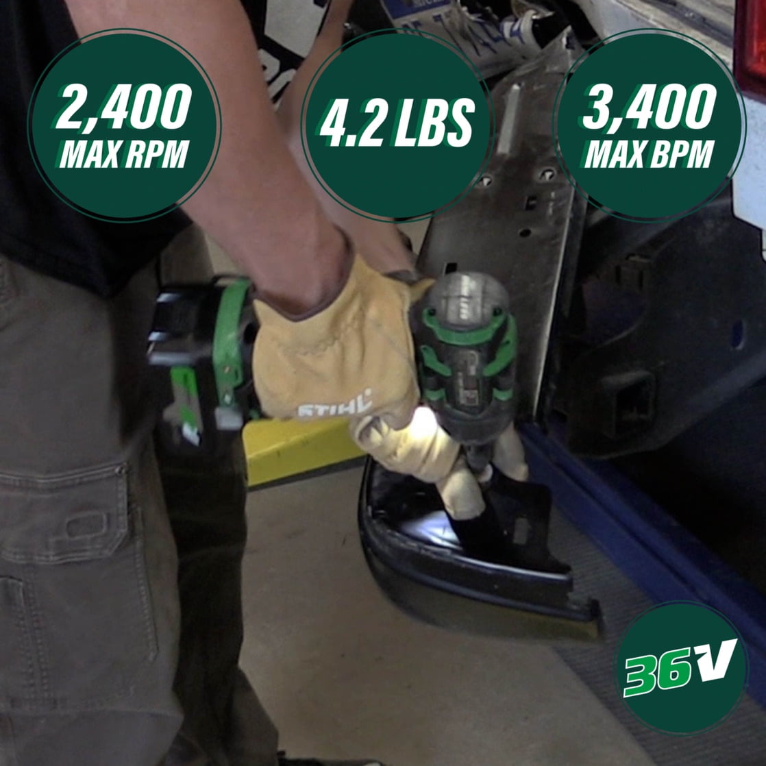 Metabo HPT 36V Cordless Impact Wrench, 1/2-In, WR36DEQ4