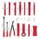 thumbnail image 3 of Kit de herramientas Plasticas 19 piezas BLOSOOM Quita Grapas Molduras Negro Con rojo, 3 of 4