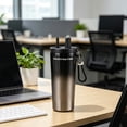 thumbnail image 1 of 520ml Stainless Steel Insulated Water Bottle With Straw Large Capacity Coffee Cup Home Camping And Office Water Cup, 1 of 6