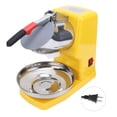 thumbnail image 2 of 500W Electric Ice Crusher, Professional Double ABS Stainless Steel Snow Cone Maker Multipurpose Shaved Ice Machine with Anti Splash Cover for Home and Commercial Use, 2 of 7