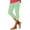 Green, variant on Capri Leggings for Women Spring Summer Elastic High Waist Slim Fit Lifting Workout Yoga Pants Capris