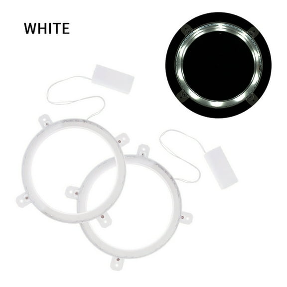 2Pcs Cornhole Night Light Dadhole Corn Hole Bean Bag Toss Board LED White Light