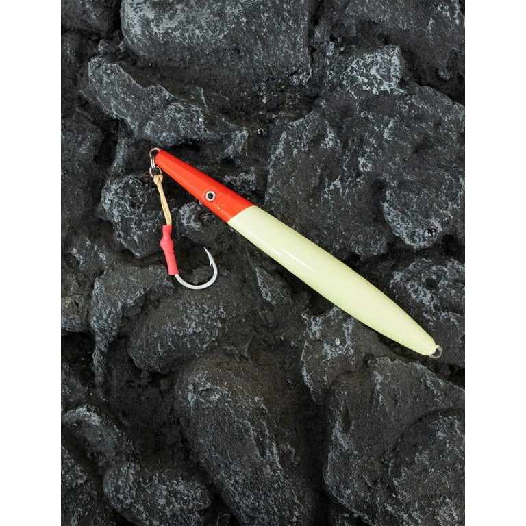 BLUEWING Big Game Jig Glow with Stainless Steel Hook 400g