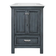 Brantley 25" Distressed Grey Vanity with Mohave Beige Granite Top