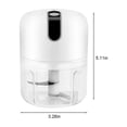 thumbnail image 3 of Estbridge Ice Crusher  Ice Shaver  Electric Ice Crusher  Small Ice Crusher  Shaved Ice Machine for Home  Portable Ice Crusher-Suitable for Home  Fast Food Outlets  Restaurants white, 3 of 9