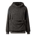 thumbnail image 5 of KEXE Girls Fleece Pullover Hoodie Loose Fit Long Sleeve Sweatshirt with Pocket Casual Warm Hooded Top, 5 of 6