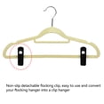 thumbnail image 2 of Ihvewuo 20pcs Black Small Velvet Clothes Pins Hangers Clips For Hanger Laundry Pants Trouser Mini Clothes Pins In Crafts Non Slip, 2 of 8
