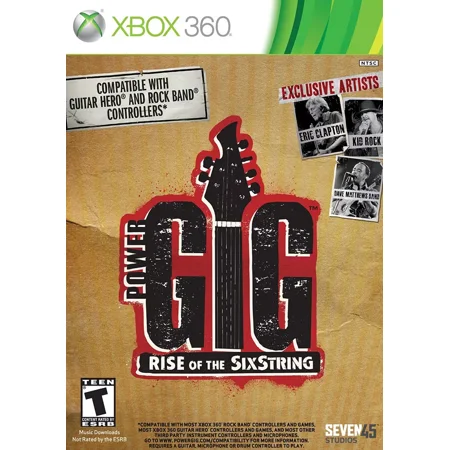 Power Gig: Rise of the SixString Xbox 360 (Brand New Factory Sealed US Version)