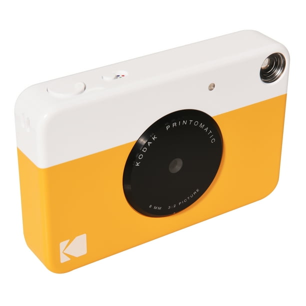 Kodak Printomatic Instant Print Camera Prints On ZINK 2x3", Yellow