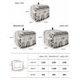 thumbnail image 2 of Chef Gnomes Toaster Cover 4 Slice, Large Kitchen Appliance Covers, Black Grey Plaid Cake Cook Dessert Burlap Toaster Oven Cover with Loop, Bread Machine Cover Polyester Dust Cover Protection, 2 of 4