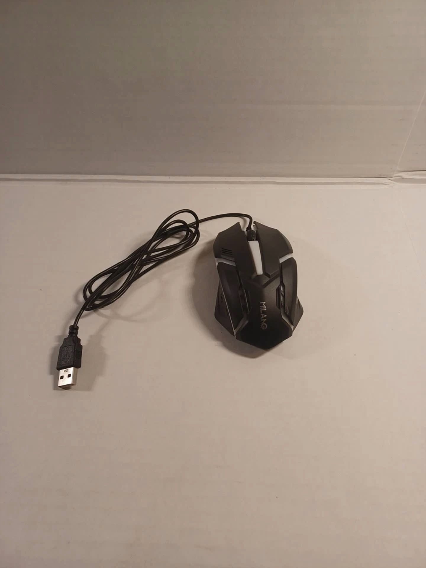 CIRCLE- Gaming Mouse Wired Usb 3 Button Ergonomic With Led 7 Backlit Colors Pc Laptop