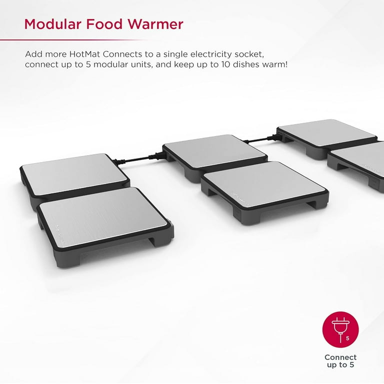 HotMat Connect Food Warmer Tray - Foldable with Silicone and