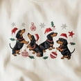 thumbnail image 2 of Dachshund Christmas Embroidered Sweatshirt, Dachshund Christmas Shirt, Dog Lover Gift, Dachshund New Year Shirt, Dachshund Mom Shirt, 2 of 5