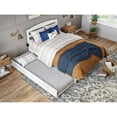 thumbnail image 3 of AFI Warren Solid Wood Full Bed with Twin Trundle in White, 3 of 6