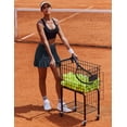 thumbnail image 5 of Ekouaer Tennis Skort for Women High Waisted Athletic Skirts Lightweight Golf Skort with Shorts Pocket Workout Pickleball Cheer Skirt, 5 of 7
