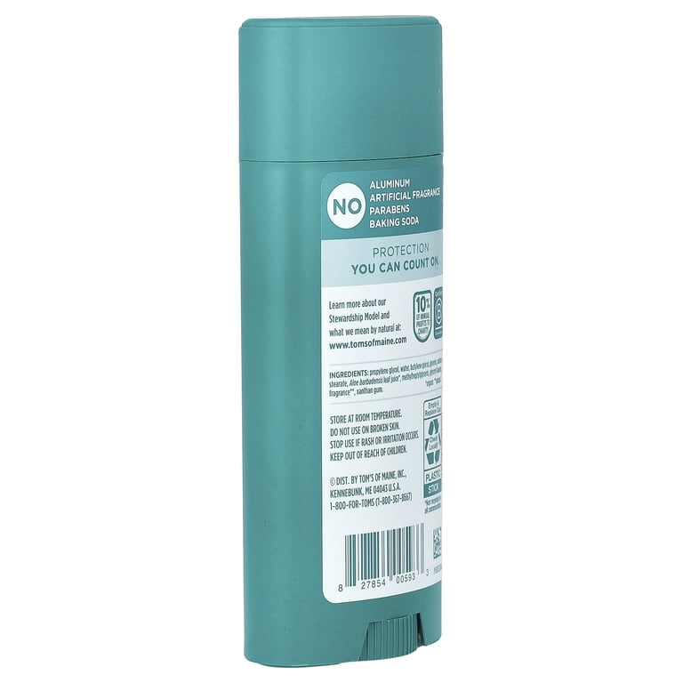 Tom's Of Maine Lemongrass & Tea Tree Aluminum Free Deodorant 3.25