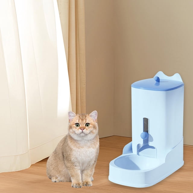 Cuenco de comida para mascotas Fernando alimentador automático 4,4 L azul
