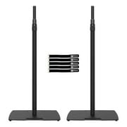 Chauvet DJ FlexStand Flat Square Base Multi-Purpose Lighting or Audio Stands Duo Package