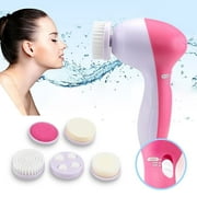 Mieauty 5in1 Multifunction Facial Cleansing Brush Face Scrubber Waterproof Exfoliation Rotating Spa Machine