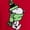 Red, variant on Peanuts Snoopy Men's and Big Men's Bundled Up Holiday Sweater, Sizes XS-3XL