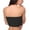 Tank bra-Black, variant on New Trendy!Homenesgenics Sticky Bra Plus Size Women's one-Piece Bra Sport Strapless Polishing Bra Bandeau Beige S-3XL