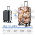 thumbnail image 6 of Bixox Washable Colorful Seashells Printed Luggage Cover, Fashion Suitcase Protector Fits for Large luggage, 6 of 8