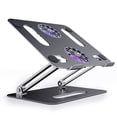thumbnail image 1 of Maoww Support pour Ordinateur Portable pour Bureau Design Ergonomique Réglable Support de Refroidissement en Alliage d'Aluminium Pliable avec Structure Stable Gris Foncé, 1 of 6