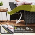 thumbnail image 4 of Outsunny Chaise Longue d'Extérieur Réglable avec Dossier Inclinable, 4 of 10