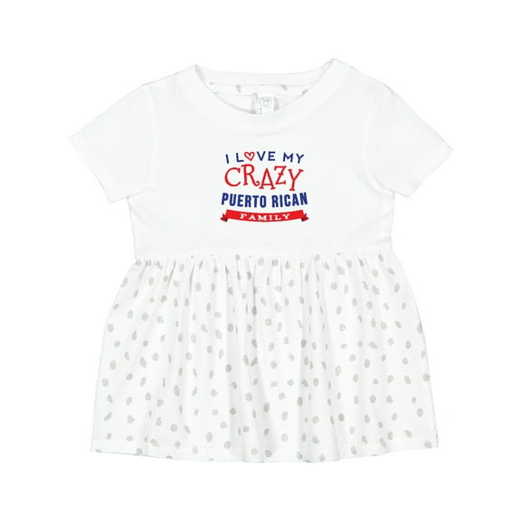 Inktastic Funny Puerto Rican Family Reunion Girls Baby Dress