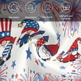 thumbnail image 6 of Independence Day Cloth Napkins, American Flag Gnomes Firework Red Stripes Washable and Reusable Dinner Napkins Set of 6, Table Napkin for Kitchen Party Birthday Wedding Hotel Housewarming 20"x20", 6 of 9