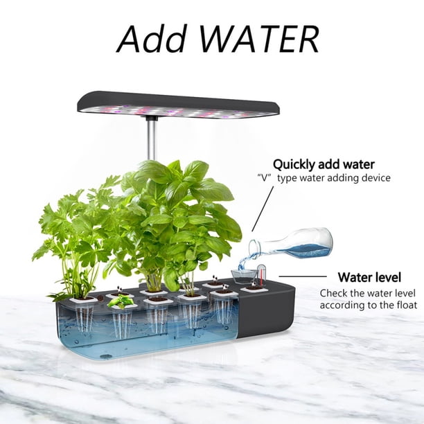 Jandel Indoor Herb Garden Kit Indoor Hydroponic Garden Grow System For Herbs Plants Vegetables With Led Light - Walmartcom