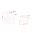 thumbnail image 6 of Furniture of America Zen Mirrored Top Nesting Table (Set of 2), Purple, 6 of 7