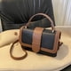 thumbnail image 5 of Bolso de mano de piel sintética para mujer, bolso de mensajero, bolso de piel, bolso de hombro de moda para mujer, negro, 5 of 5