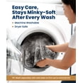 thumbnail image 5 of Everlasting Comfort Luxury Polyester Throw Blanket - Soft, 65”x50” (Black), 5 of 9