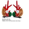 thumbnail image 7 of Eoperou 1 Pair Christmas Hair Clips Cartoon Decor Plush Ears Deer Antler Cute Anti-slip Hair Accessories Headwear Xmas Adults Kids Duck Billed Hair Clips for Party, 7 of 7