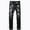 Black#1, variant on Mens Pants Clearance Plus Size Pants Men Trousers for Men High-end Stretch Nostalgic Frayed Slim-fit Jeans