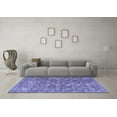 thumbnail image 3 of Ahgly Company Indoor Rectangle Persian Blue Traditional Area Rugs, 6' x 9', 3 of 4